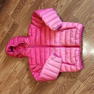 Eddie bauer duck down‎ puffer jacket size med 10/12 reversible